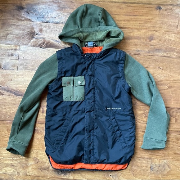 Obermeyer Boys Soren Insulator Light to Medium Weight Hooded Jacket - Picture 2 of 13